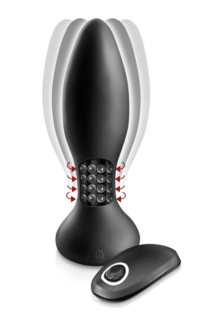 Plug anal avec billes rotatives